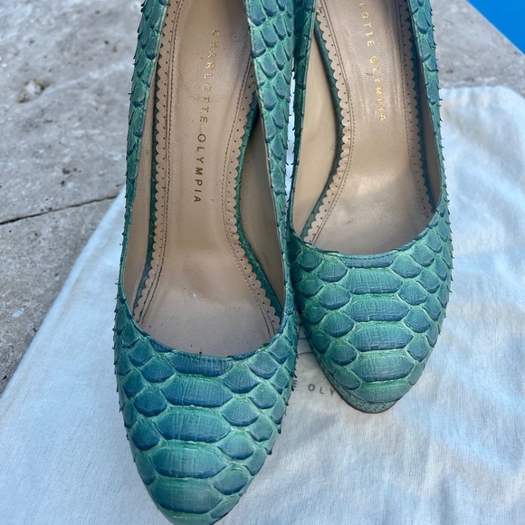 Charlotte Olympia Python Heels - Picture 15 of 15